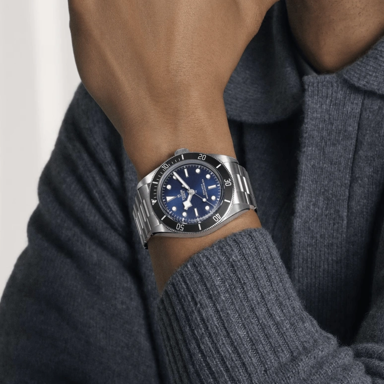 Tudor,Black Bay 43mm,43mm,Stainless Steel,Blue,Automatic,70hours,In-house Caliber,7943A1A0NU,7943A1A0NU-0001