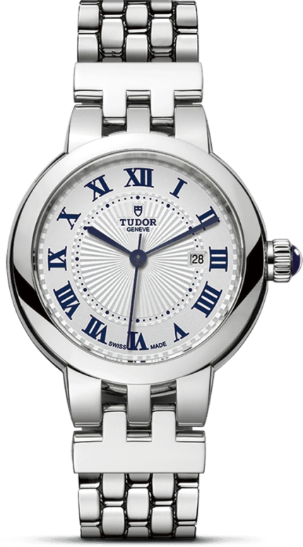 Tudor,Clair de Rose 30mm,30mm,Stainless Steel,Silver,Automatic,Date,38hours,35500,35500-0001