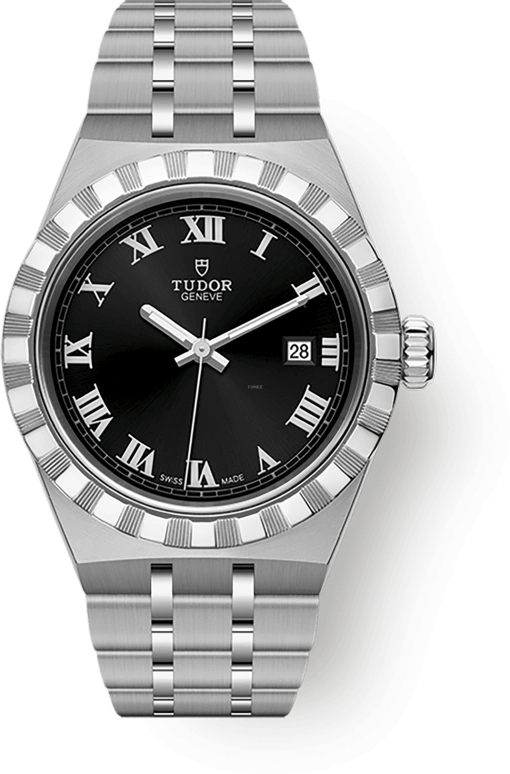 Tudor,Royal 28mm,28mm,Stainless Steel,Black,Automatic,Date,38hours,28300,28300-0003