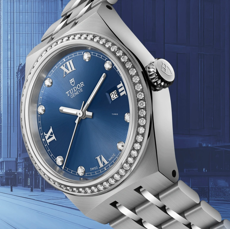 Tudor,Royal 28mm,28mm,Stainless Steel,Blue,Automatic,Day,38hours,28320,28320-0002