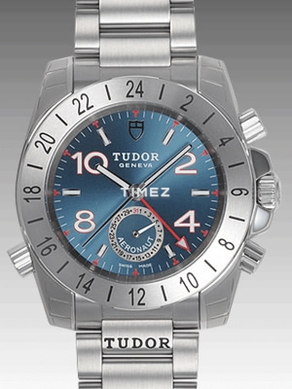 Tudor,Other 41mm,41mm,Stainless Steel,Blue,Automatic,Day,Dule Time,20200,20200-950004