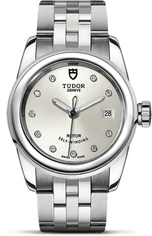 Tudor,Glamour 26mm,26mm,Stainless Steel,Silver,Automatic,Date,38hours,51000,51000-0002