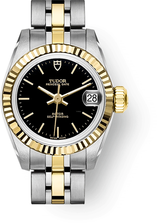 Tudor,Prince Princess 22mm,22mm,Stainless Steel,Black,Automatic,38hours,In-house Caliber,92513,92513-0015