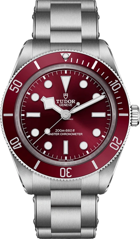 Tudor,Black Bay 39mm,39mm,Stainless Steel,Burgundy,Automatic,65hours,In-house Caliber,7939A1A0RU,7939A1A0RU-0002
