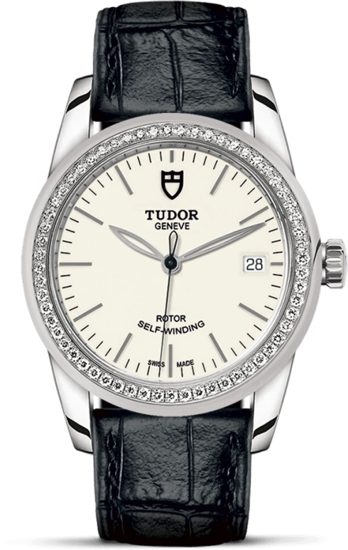 Tudor,Glamour 36mm,36mm,Stainless Steel,White,Automatic,Date,38hours,55020,55020-0099