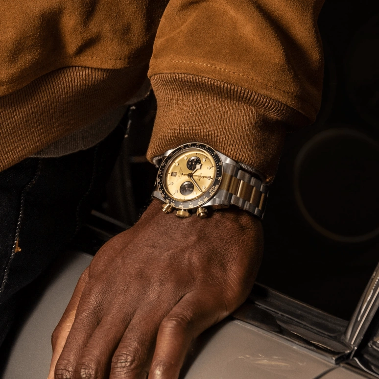 Tudor,Black Bay Chronograph 41mm,41mm,Stainless Steel,Black,Gold,Automatic,Chronograph,Day,79363N,79363N-0007