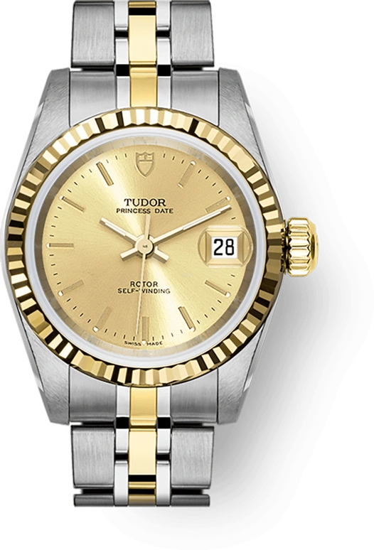 Tudor,Prince Princess 25mm,25mm,Stainless Steel,Champagne,Automatic,38hours,In-house Caliber,92413,92413-0009