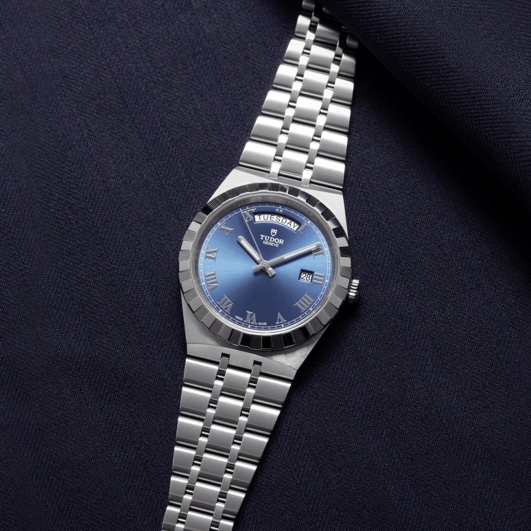 Tudor,Royal 41mm,41mm,Stainless Steel,Blue,Automatic,Date,Day,28600,28600-0005