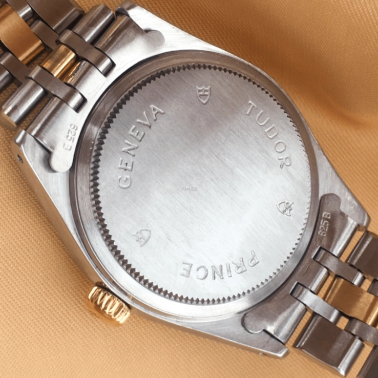 Tudor,Prince Princess 32mm,32mm,Stainless Steel,Gold,Automatic,Day,Sapphire,Crystal Glass,72033,72033-62453 10di