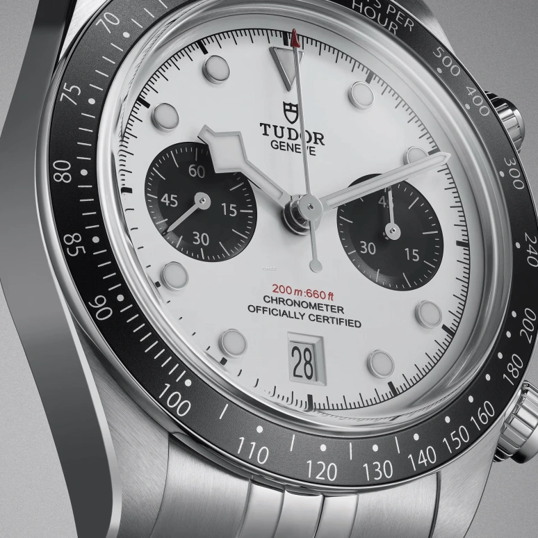 Tudor,Black Bay Chronograph 41mm,41mm,Stainless Steel,White,Automatic,Chronograph,Day,79360N,79360N-0012