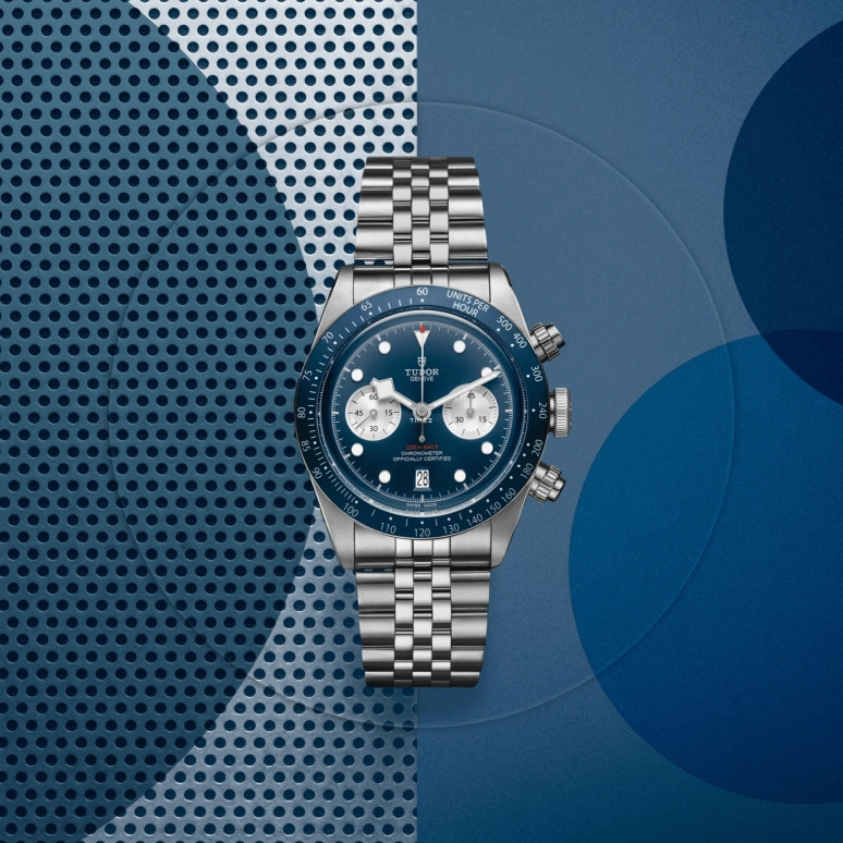 Tudor,Black Bay Chronograph 41mm,41mm,Stainless Steel,Blue,Automatic,Chronograph,Day,79360B,79360B-0002
