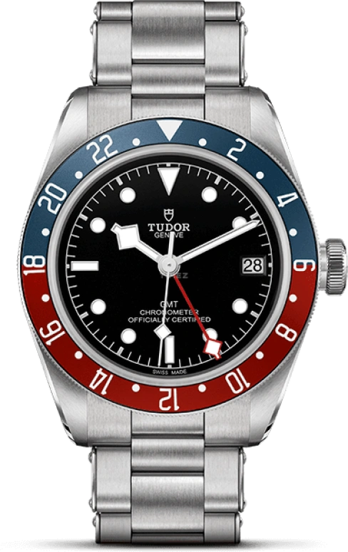 Tudor,Black Bay GMT 41mm,41mm,Stainless Steel,Black,Automatic,Date,70hours,79830RB,79830RB-0001