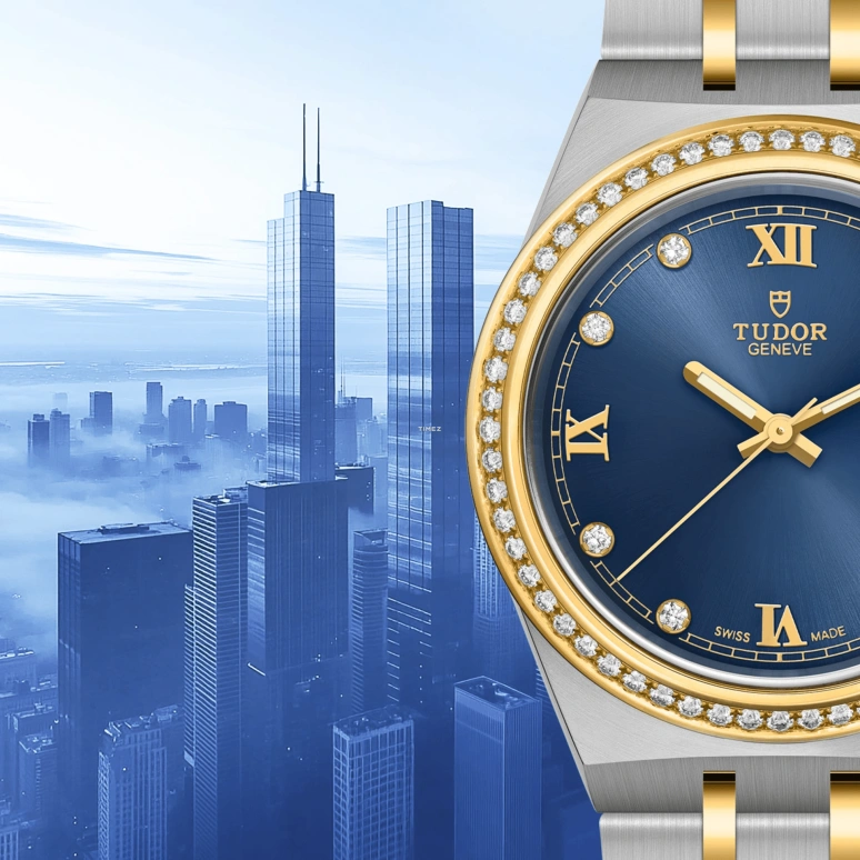 Tudor,Royal 28mm,28mm,Stainless Steel,Blue,Automatic,Day,38hours,28323,28323-0002