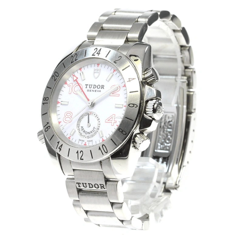 Tudor,Sport Aeronaut 41mm,41mm,Stainless Steel,White,Automatic,Day,Dule Time,20200,20200-93570