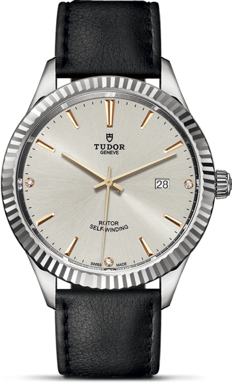 Tudor,Style 41mm,41mm,Stainless Steel,Silver,Automatic,Date,38hours,12710,12710-0026