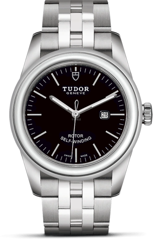 Tudor,Glamour 31mm,31mm,Stainless Steel,Black,Automatic,Date,38hours,53000,53000-0002