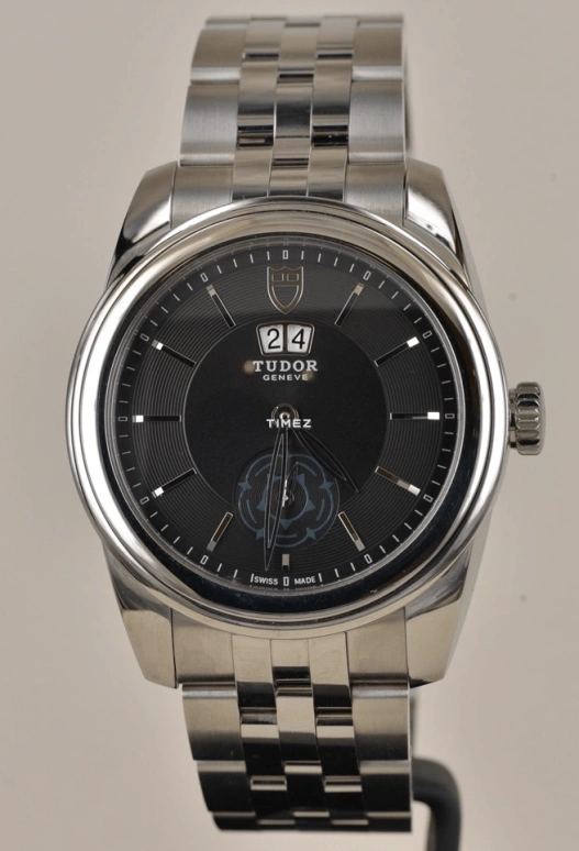 Tudor,Glamour 42mm,42mm,Stainless Steel,Black,Automatic,Day,42hours,57000,57000-6807 black