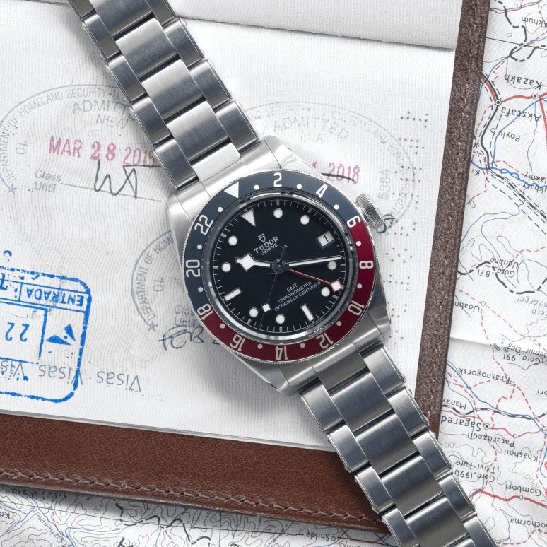 Tudor,Black Bay GMT 41mm,41mm,Stainless Steel,Black,Automatic,Date,70hours,79830RB,79830RB-0001