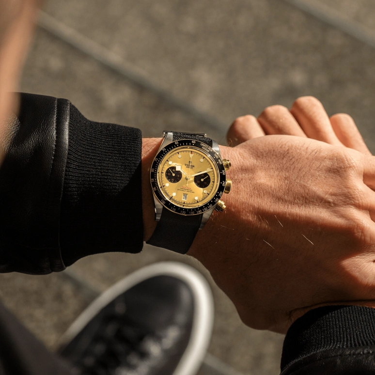 Tudor,Black Bay Chronograph 41mm,41mm,Stainless Steel,Black,Gold,Automatic,Chronograph,Day,79363N,79363N-0006