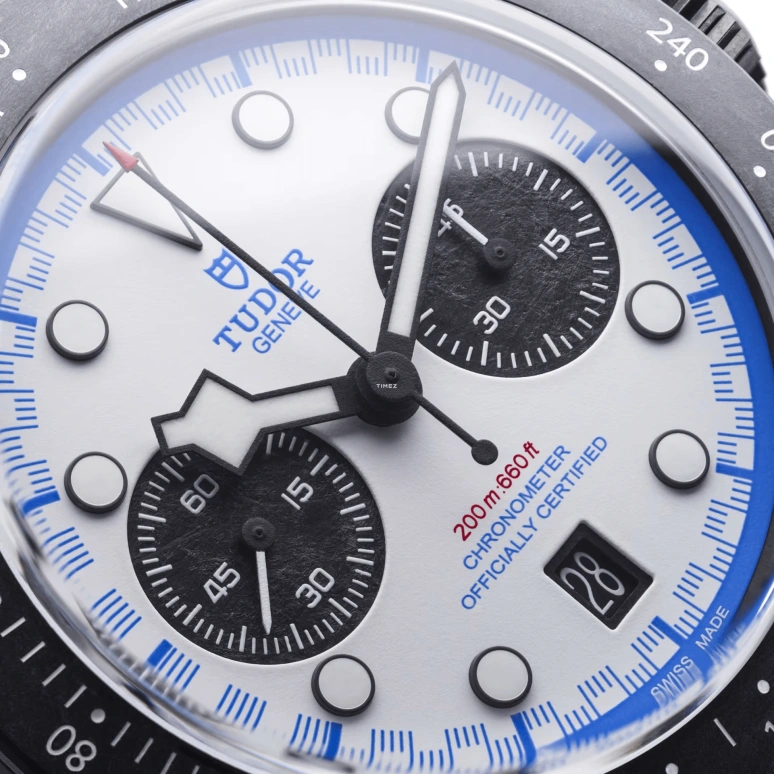 Tudor,Black Bay Chronograph 42mm,42mm,Carbon,White,Black,Automatic,Chronograph,Day,79377KN,79377KN-0001