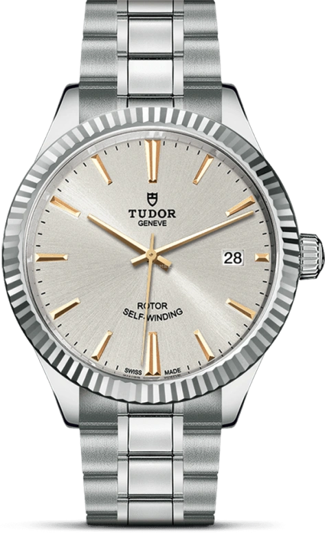 Tudor,Style 38mm,38mm,Stainless Steel,Silver,Automatic,Date,38hours,12510,12510-0005