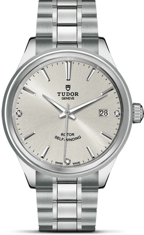 Tudor,Style 38mm,38mm,Stainless Steel,Silver,Automatic,Chronograph,Date,12500,12500-0003