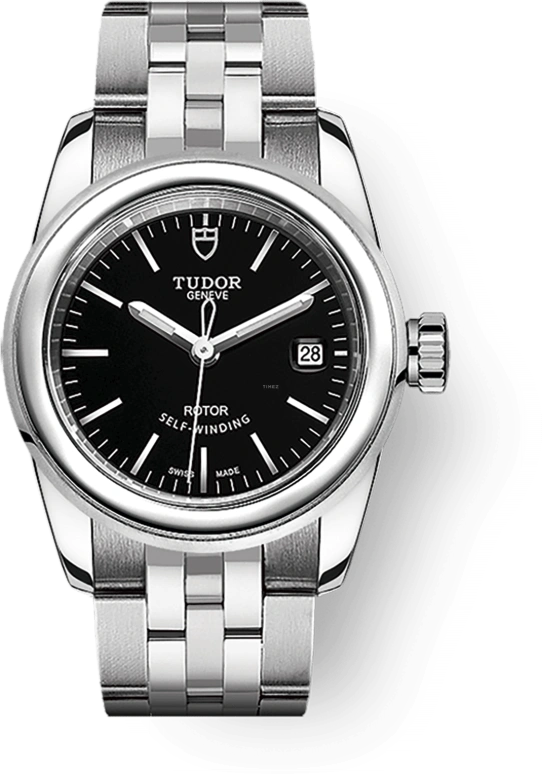 Tudor,Glamour 26mm,26mm,Stainless Steel,Black,Automatic,Date,38hours,51000,51000-0009