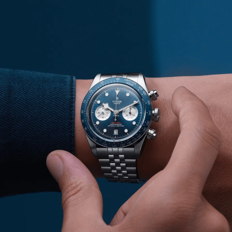 Tudor,Black Bay Chronograph 41mm,41mm,Stainless Steel,Blue,Automatic,Chronograph,Day,79360B,79360B-0002