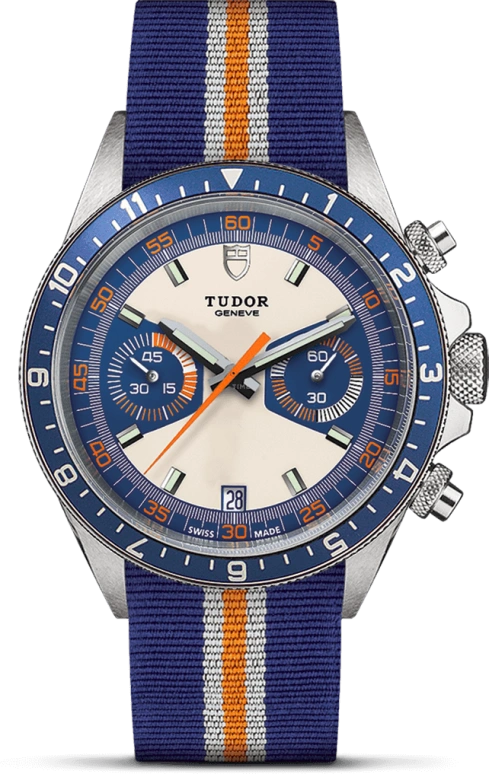 Tudor,Heritage 42mm,42mm,Stainless Steel,Multi-Color,Automatic,Chronograph,Date,70330B,70330B-0003