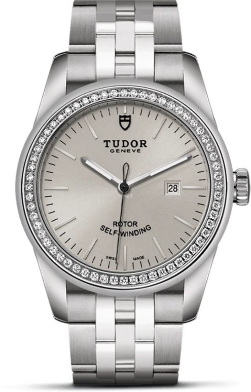 Tudor,Glamour 31mm,31mm,Stainless Steel,Silver,Automatic,Date,38hours,53020,53020-0004