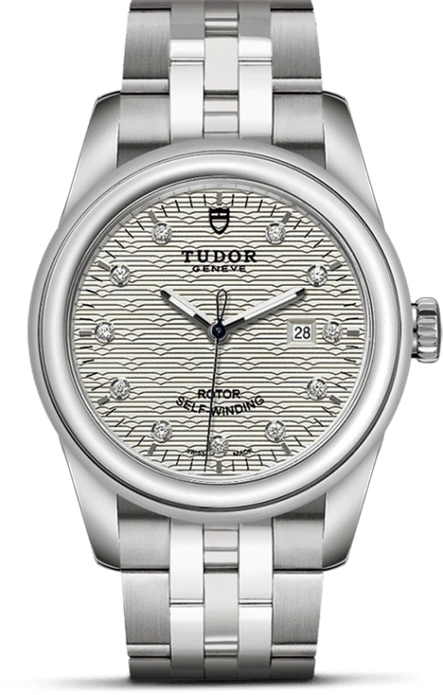 Tudor,Glamour 31mm,31mm,Stainless Steel,Silver,Automatic,Day,38hours,53000,53000-0009
