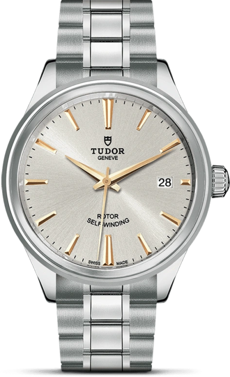 Tudor,Style 38mm,38mm,Stainless Steel,Silver,Automatic,Chronograph,Date,12500,12500-0017