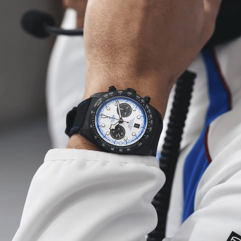 Tudor,Black Bay Chronograph 42mm,42mm,Carbon,White,Black,Automatic,Chronograph,Day,79377KN,79377KN-0001