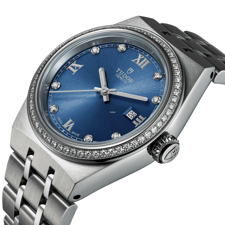 Tudor,Royal 28mm,28mm,Stainless Steel,Blue,Automatic,Day,38hours,28320,28320-0002