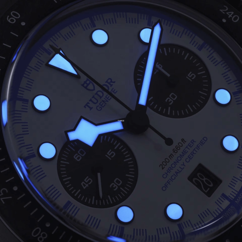 Tudor,Black Bay Chronograph 42mm,42mm,Carbon,White,Black,Automatic,Chronograph,Day,79377KN,79377KN-0001