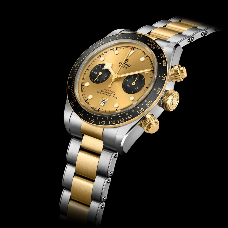 Tudor,Black Bay Chronograph 41mm,41mm,Stainless Steel,Black,Gold,Automatic,Chronograph,Day,79363N,79363N-0007