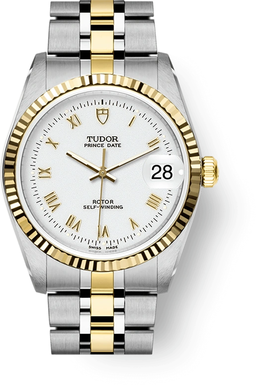 Tudor,Prince Princess 34mm,34mm,Stainless Steel,White,Automatic,38hours,In-house Caliber,74033,74033-0010