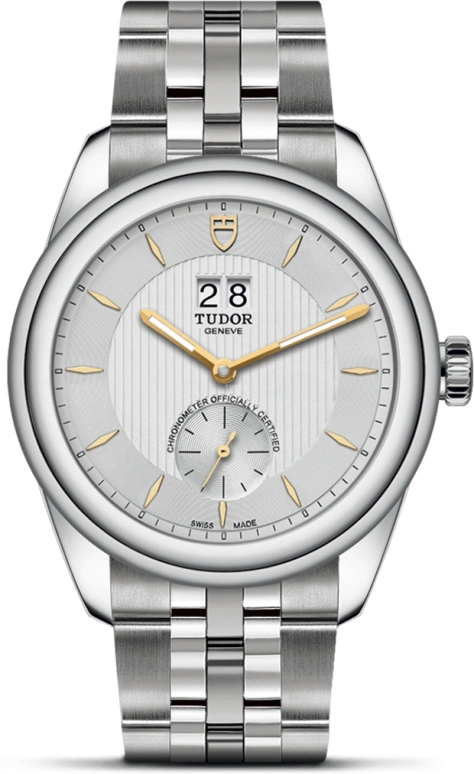 Tudor,Glamour 42mm,42mm,Stainless Steel,Silver,Automatic,Big Date,70hours,57100,57100-0002