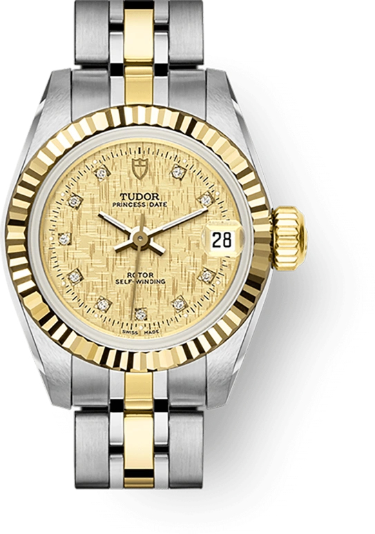 Tudor,Prince Princess 22mm,22mm,Stainless Steel,Champagne,Automatic,38hours,In-house Caliber,92513,92513-0010