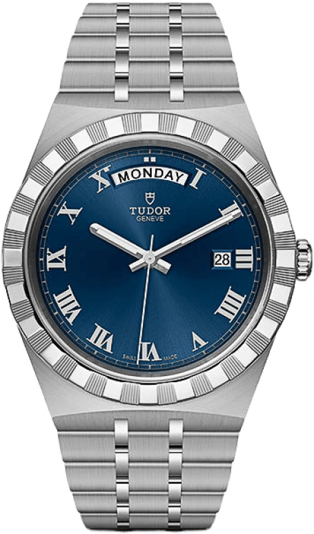 Tudor,Royal 41mm,41mm,Stainless Steel,Blue,Automatic,Date,Day,28600,28600-0005