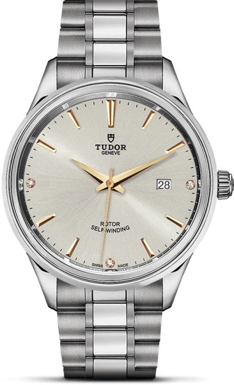 Tudor,Style 41mm,41mm,Stainless Steel,Silver,Automatic,Date,38hours,12700,12700-0019