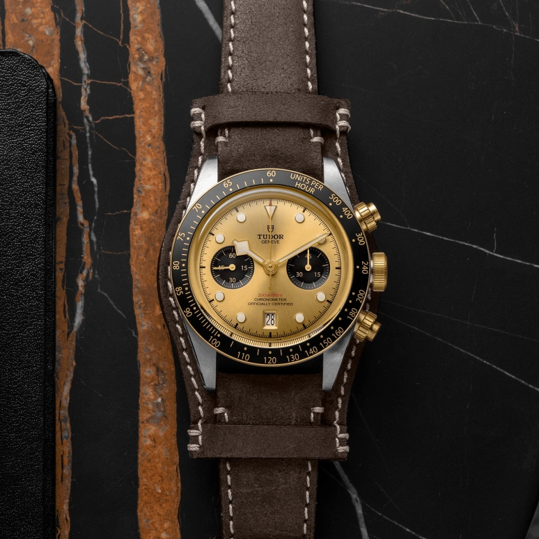 Tudor,Black Bay Chronograph 41mm,41mm,Stainless Steel,Gold,Automatic,Chronograph,Day,79363N,79363N-0008