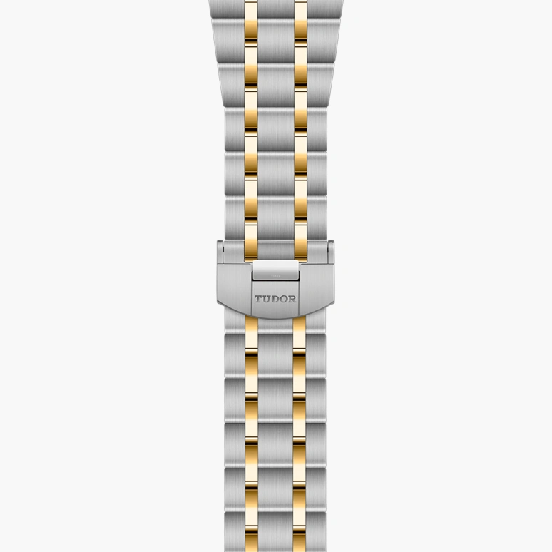 Tudor,Royal 38mm,38mm,Yellow Gold,Stainless Steel,Silver,Automatic,Date,38hours,28503,28503-0001