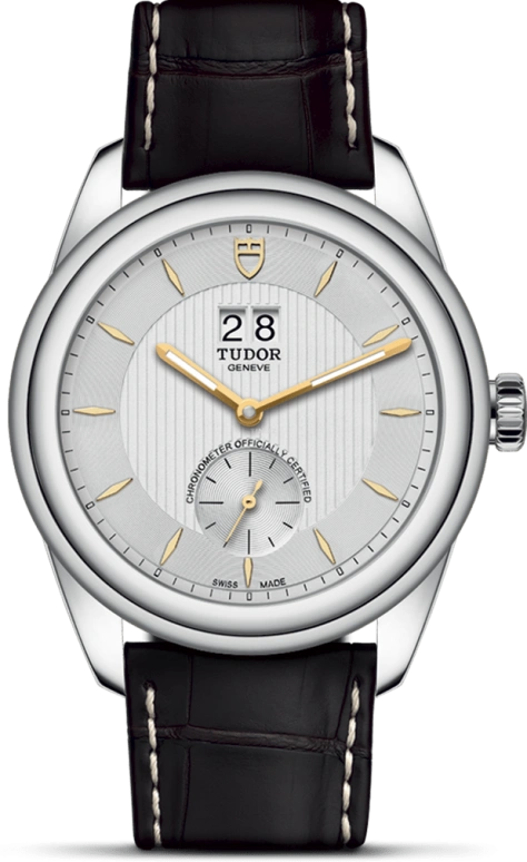 Tudor,Glamour 42mm,42mm,Stainless Steel,Silver,Automatic,Big Date,70hours,57100,57100-0017