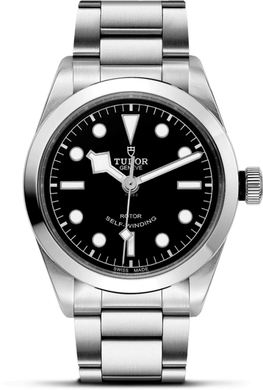 Tudor,Black Bay 31-36-39-41 36mm,36mm,Stainless Steel,Black,Automatic,42hours,In-house Caliber,79500,79500-0007
