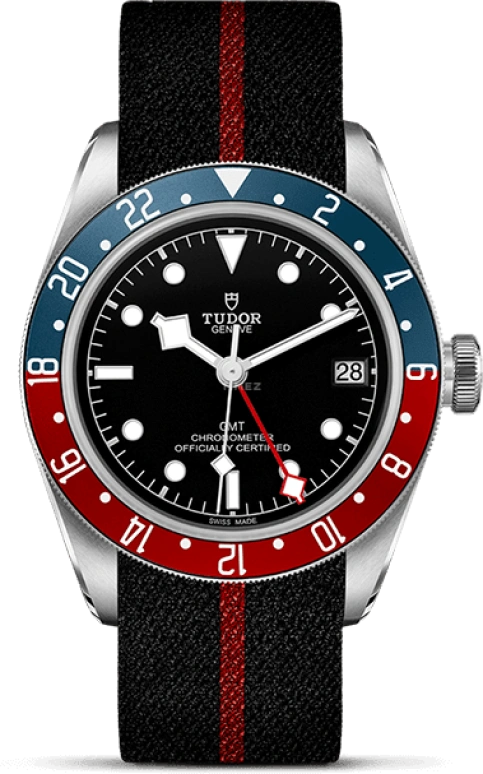 Tudor,Black Bay GMT 41mm,41mm,Stainless Steel,Black,Automatic,Date,70hours,79830RB,79830RB-0003