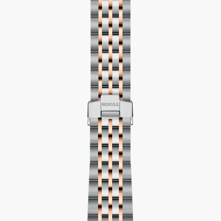 Tudor,1926 36mm,36mm,Rose Gold,Stainless Steel,White,Automatic,Day,38hours,91451,91451-0011