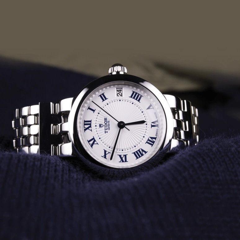 Tudor,Clair de Rose 26mm,26mm,Stainless Steel,Silver,Automatic,Date,38hours,35200,35200-0001