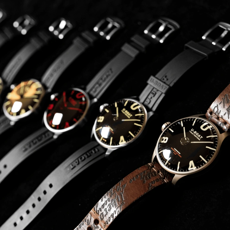 U-Boat,Darkmoon 46.50mm,46.50mm,Stainless Steel,Black,Quartz,Sapphire,Round,8463,8463/D