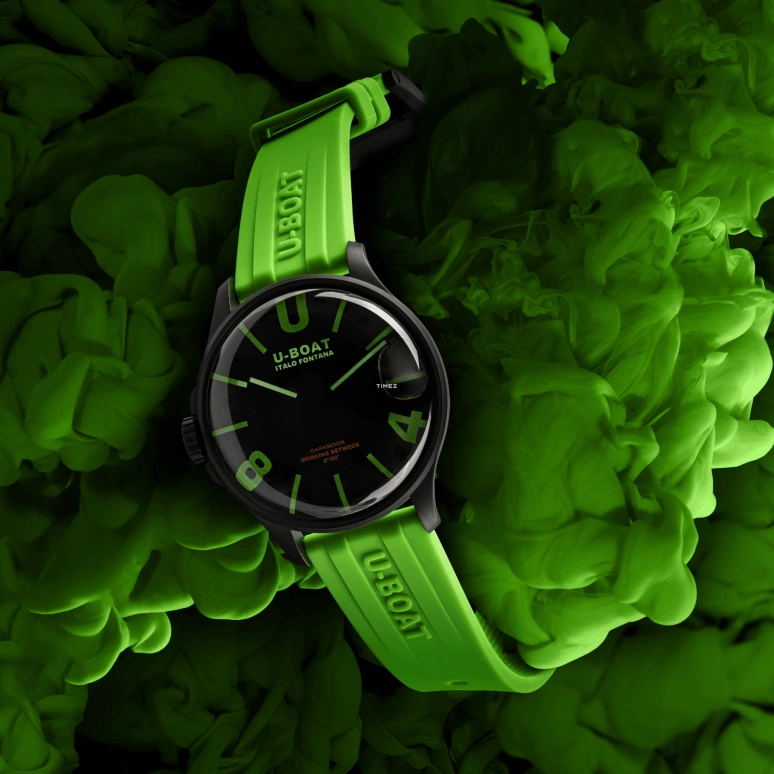 U-Boat,Darkmoon 44mm,44mm,Stainless Steel,Black,Quartz,Sapphire,Crystal Glass,Round,9534,9534/A